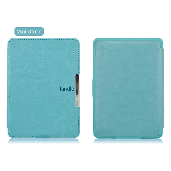 Тонкий умный чехол для Amazon kindle paperwhite 1/2/3 Чехол-книжка из искусственной кожи kindle paperwhite 1 2 3 Чехол Подарочная пленка+ стилус - Цвет: KPW FMCK BU