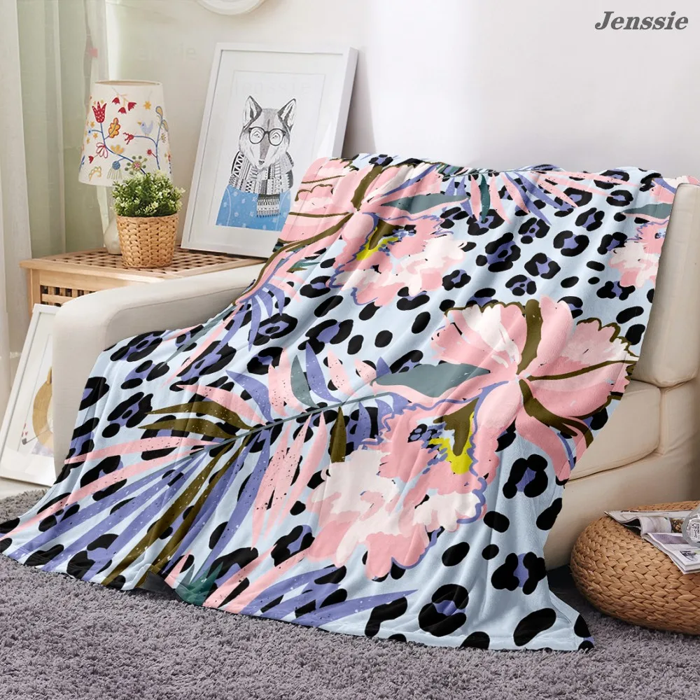 

Мягкое плюшевое одеяло для взрослых с леопардовым рисунком