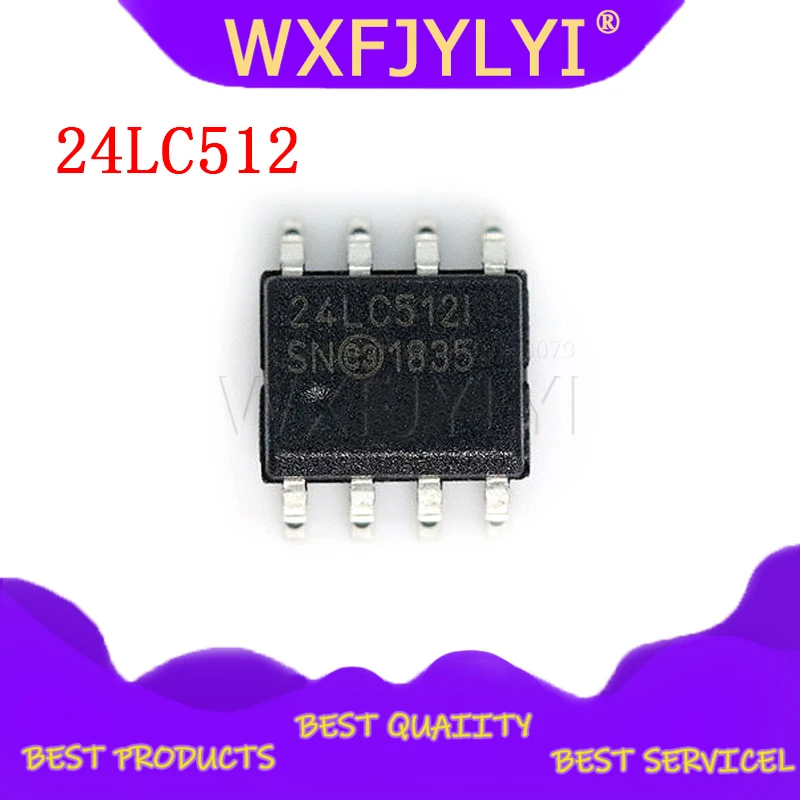 5 шт./лот 24LC512 I/SM SOP 8 интегральная схема IC чип оригинальный точечный источник HYDD2|sm|