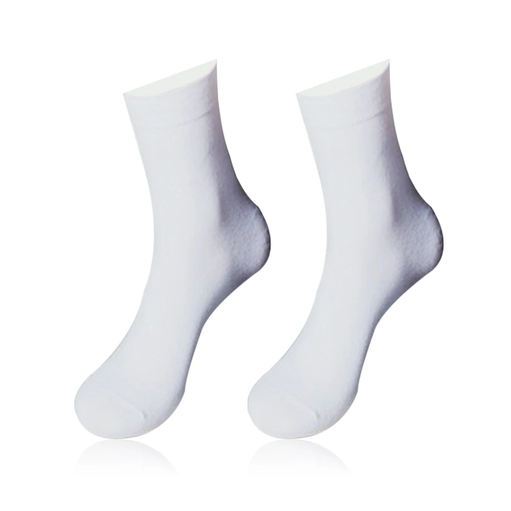 Носки мужские летние из бамбука мягкие дышащие средней длины модные для здоровья