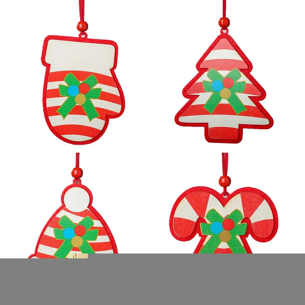 1 шт. рождественские 3D Подвески украшения Санта елки висячие для домашнего