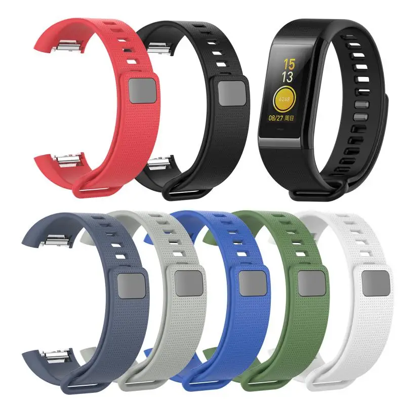 Цветной сменный силиконовый ремешок для часов Xiaomi Huami Amazfit Cor A1702 английская