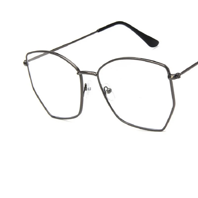 

Oversize Women Men Glasses Blue Light Blocking Computer Goggles Thin Metal Frames Eyeglasses Optical Eyewear Gaming Oculos