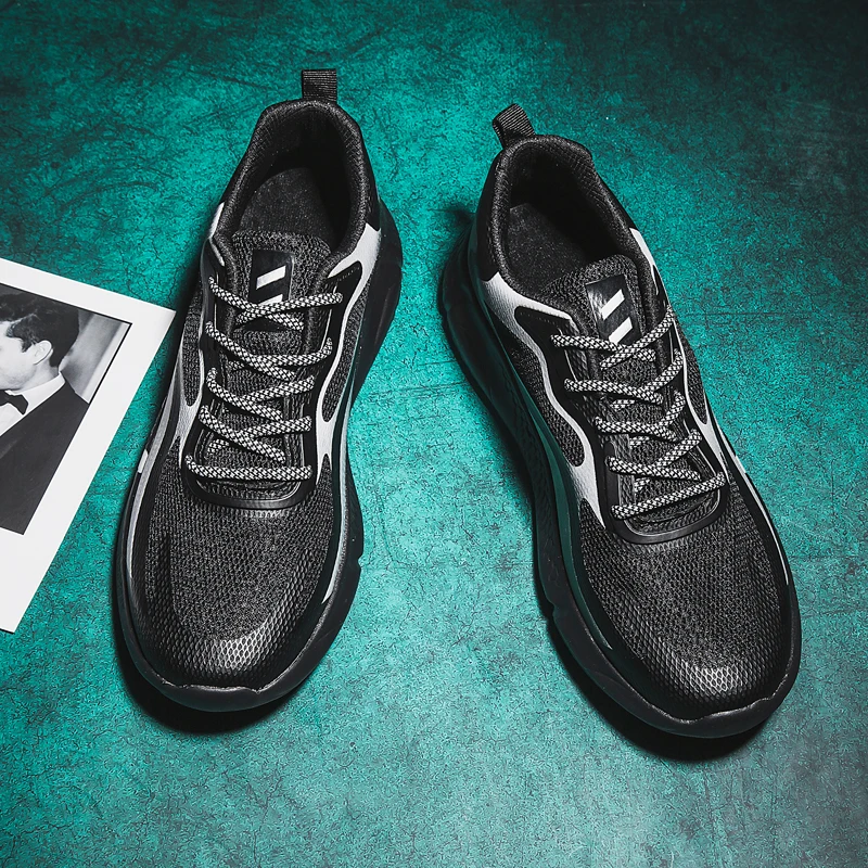 Мужские Нескользящие кроссовки для бега легкие дышащие износостойкие спорта и