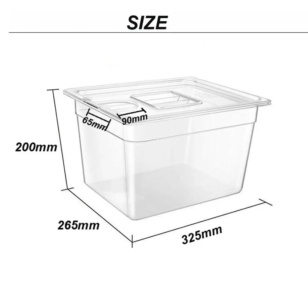 

Factory price Fit for most Sous Vide Cooker machine 11L with Tank Bath for Circulator Sous Vide Culinary Immersion Slow Cooker