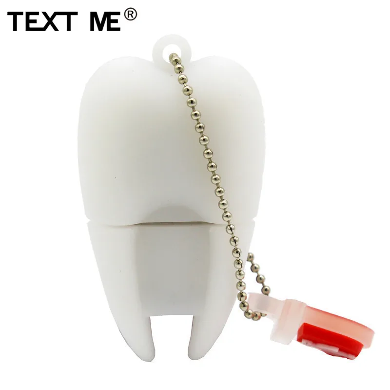 TEXT ME мультфильм 2 Модель зуб usb 0 флэш накопитель 4 ГБ 8 16 32 64 флешка|USB