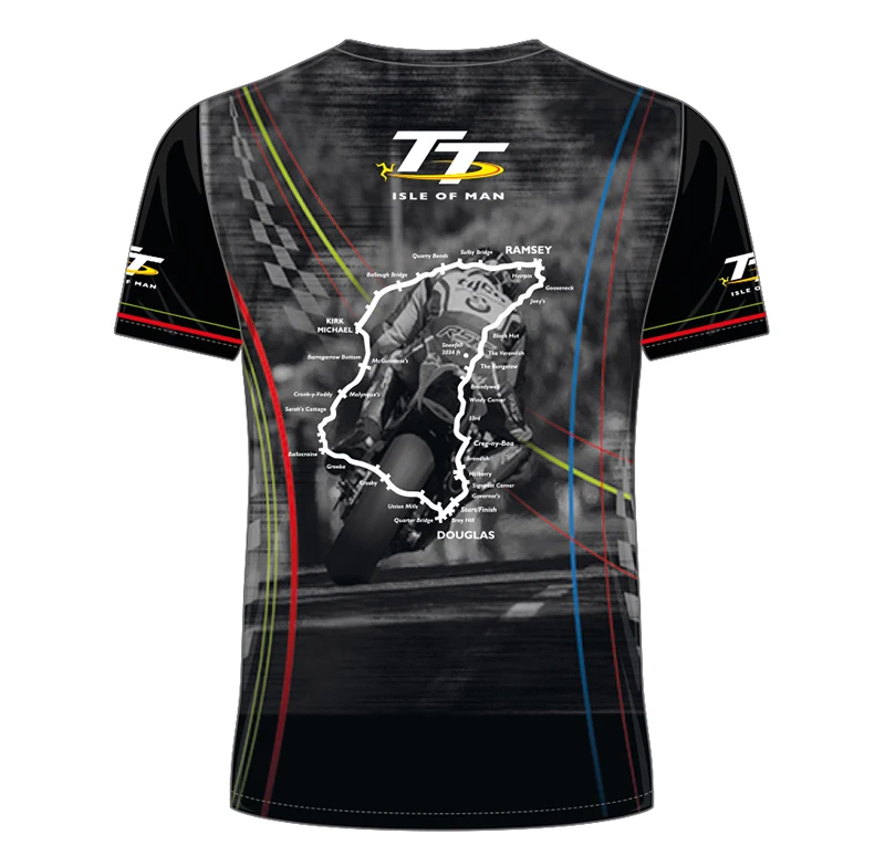 

Anyang shop 3D new short-sleeved circle island motorcycle riding short-sleeved motorcycle t-shirt racing suit fans