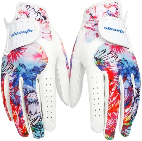 Перчатка Для Гольфа Cabretta, кожаная, из лайкры, левая и правая, для женщин, спортивные перчатки