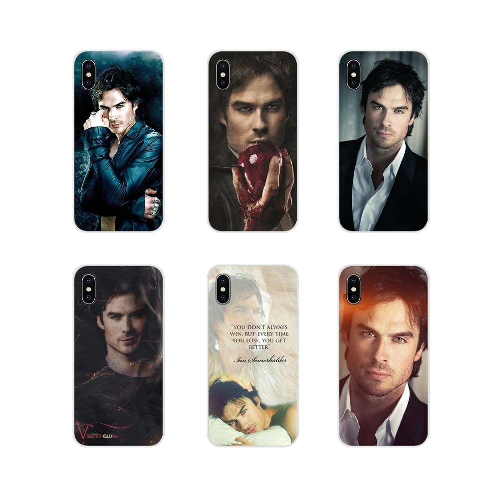 Силиконовый чехол для телефона Сумка Дневники вампира Янь Сомерхолдер Samsung Galaxy S2
