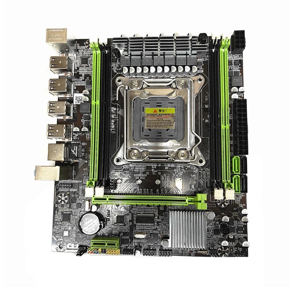 Материнская плата X79 LGA2011 ЦП DDR3 SATA 3 0 материнская для E5 2630 2650 2660v2 поддержка памяти