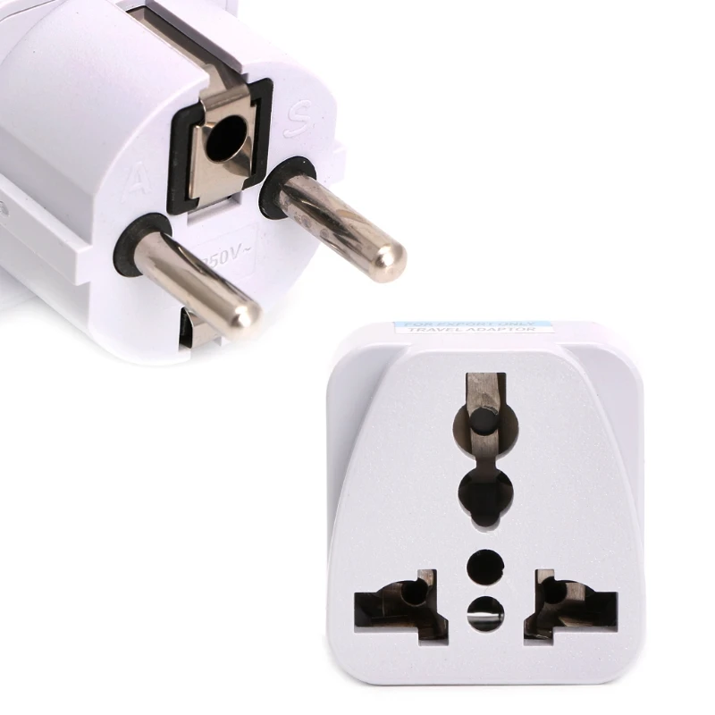 

Universal UK US AU To EU AC Power Socket Plug Travel Charger Adapter Converter