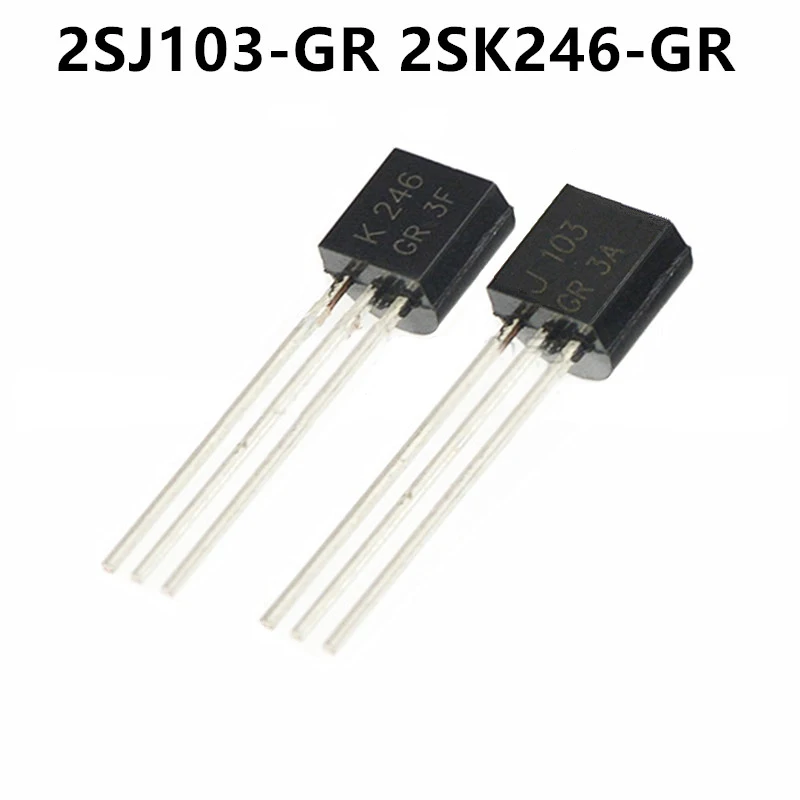 2 пары 2SK246/2SJ103 K246/J103 2SK246 2SJ103 to 92 GR|Аксессуары для аудиосистем| |
