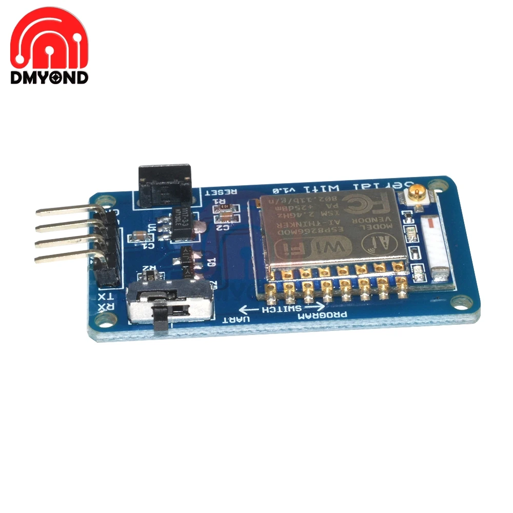 Новая плата модуля приемопередатчика ESP8266 с последовательным Wi-Fi для Arduino ESP-07 V1.0