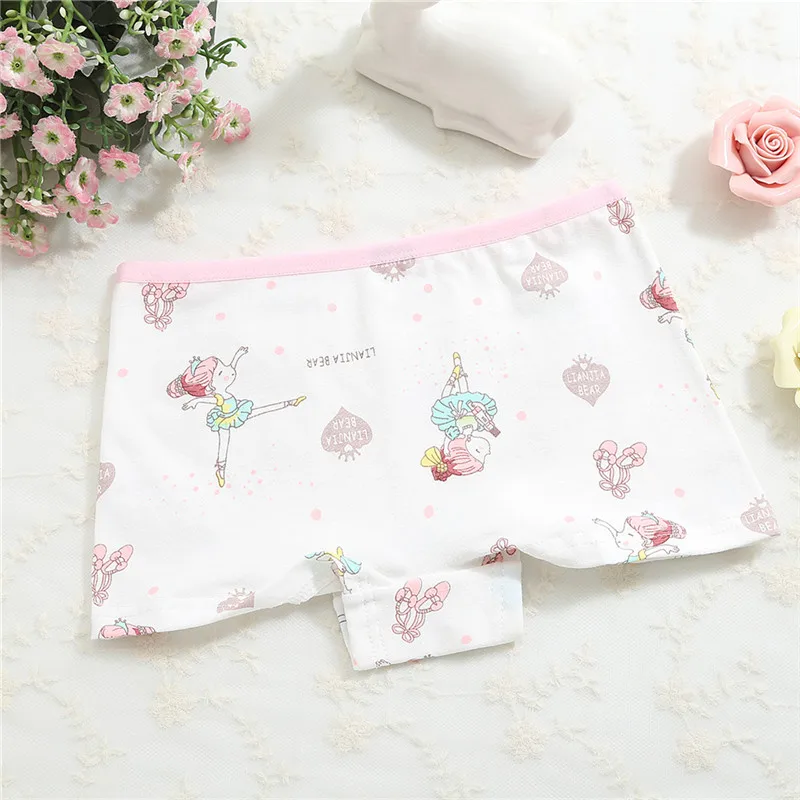 

Нижнее белье для девочек детское нижнее белье, нижнее белье для девочек короткие t строк трусы-боксеры с изображением W2380-6p