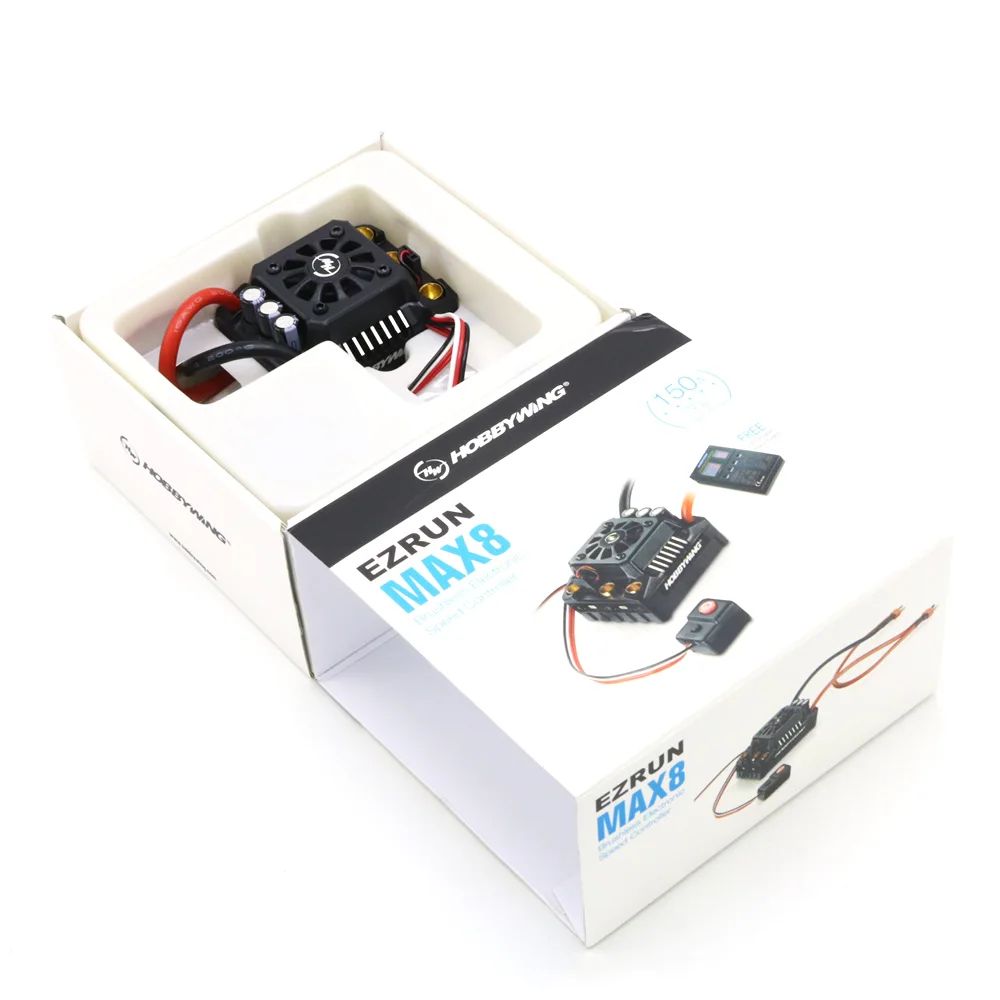 Hobbywing EZRUN Max8 V3 150A водонепроницаемый бесщеточный ESC TRX Разъем для RC 1/8 Traxxas E-REVO Traxxas Summit HPI Savage Thunder Tiger