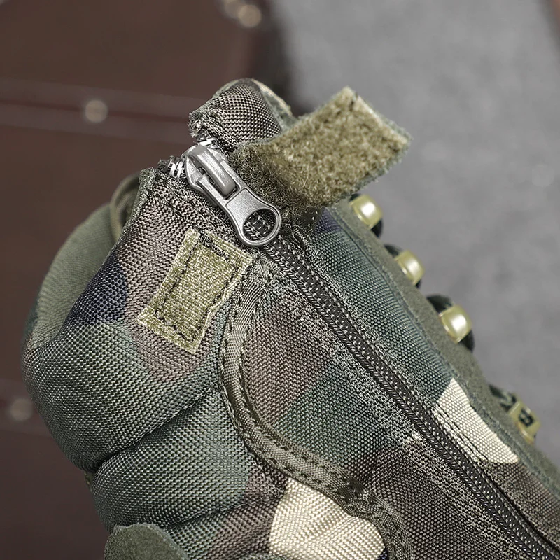 New Camouflage Military Boots For Men Tactical Camouflage Boots Oxford Waterproof Training Boot Men Hiking Shoes Treking Hombre