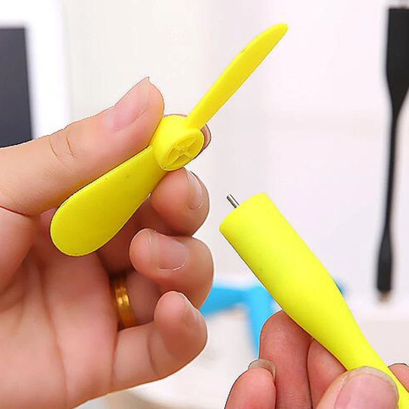 Портативный мини вентилятор USB гибкий для портативного зарядного устройства