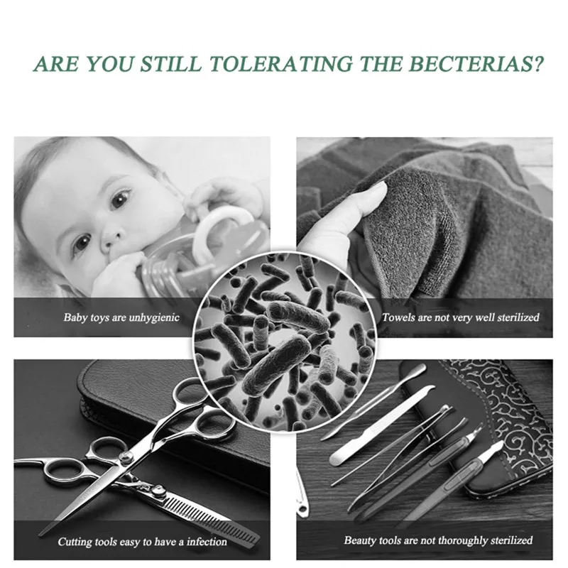 

Toothbrush Sanitize UV Sterilizer Tool Disinfection Cabinet Beauty Salon Manicure Tool UV Disinfection EU Plug Safe Care Tool