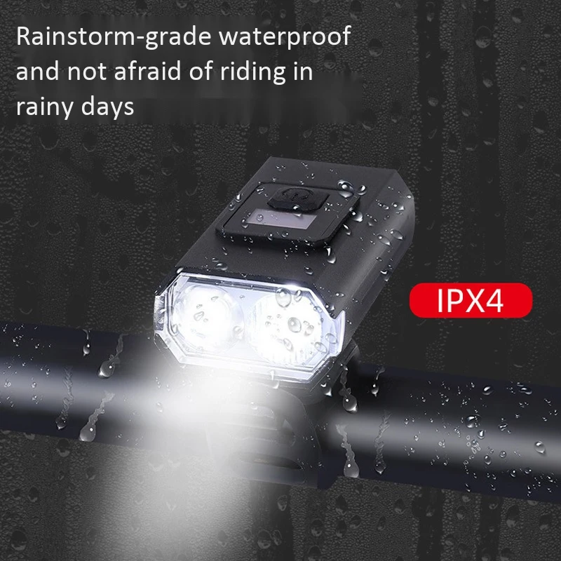 

Bicycle Light LED Digital Display T6 Bike Front Light USB Chargeable Cycling Headlight As Power Bank Bike Accessories