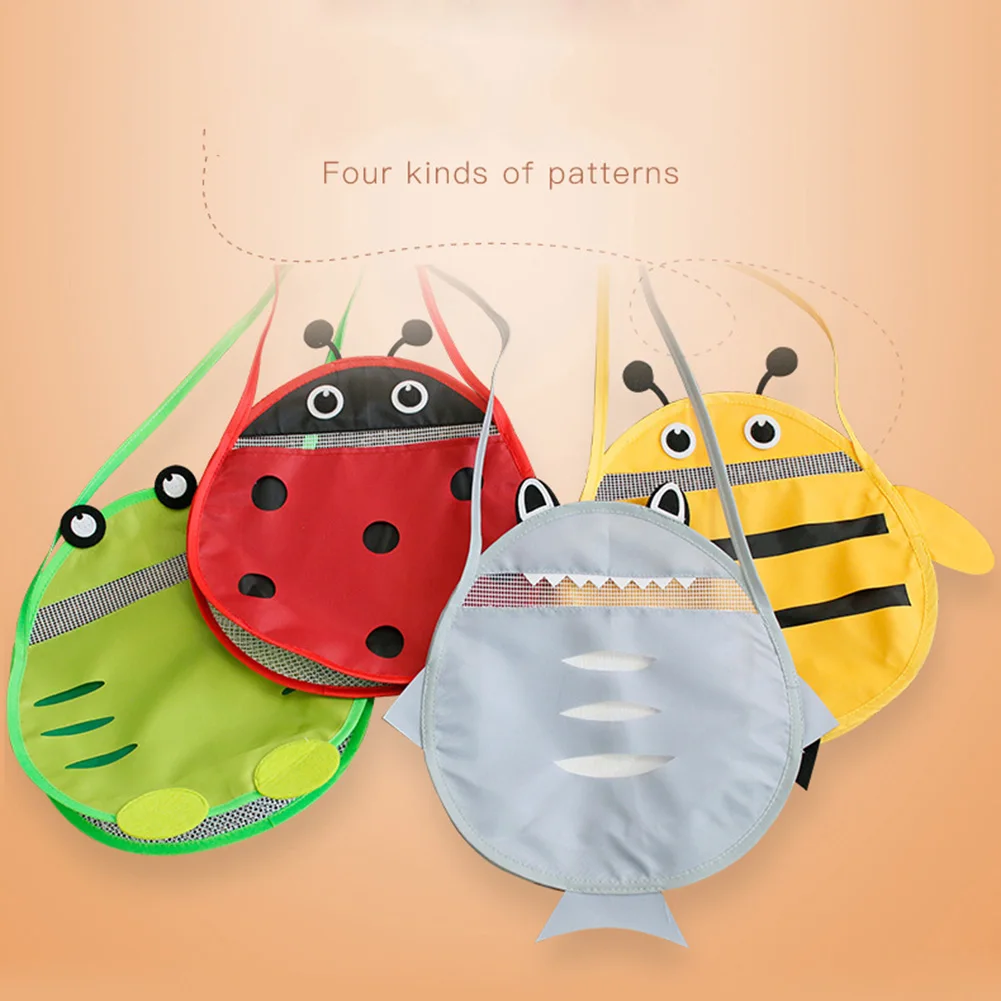 

Portable Kids Sea Children Beach Bag Original Outdoor Travel Shell Pouch Children Beach Mesh Bag Cartoon Snack Bags