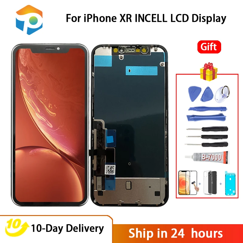 OEM AAA LCD For iPhone XR Screen Replacement 6.1 Inch InCell LCD 3D Touch Digitizer Assembly Compatible With A2105 A2106