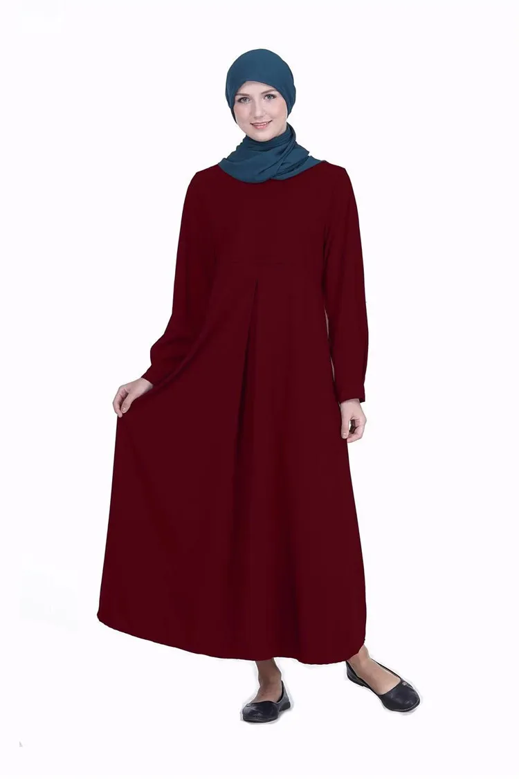 

Kalenmos Ramadan Abaya Women Muslim Maxi Dress Robes Islamic Kaftan Turkey Eid Gown Dubai Abayas Caftan Arab Solid Hijab Dresses