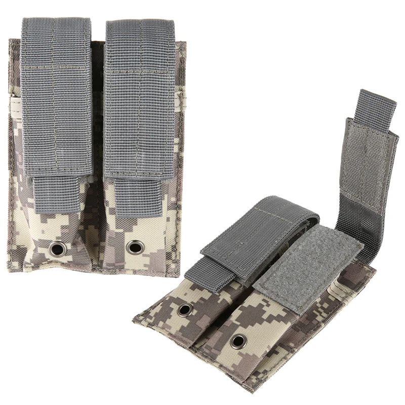 9 мм 600D Molle нейлоновый Тактический Двойной пистолет Mag Чехол для журнала