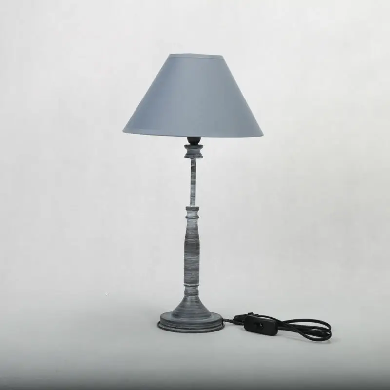 Простой дизайн тканевая настольная лампа для учебы декоративный дом|Настольные