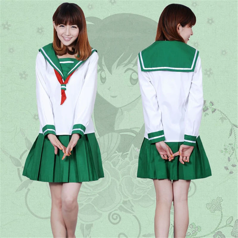 1 комплект аниме Inuyasha Higurashi Kagome летняя школьная форма моряка карнавальный костюм