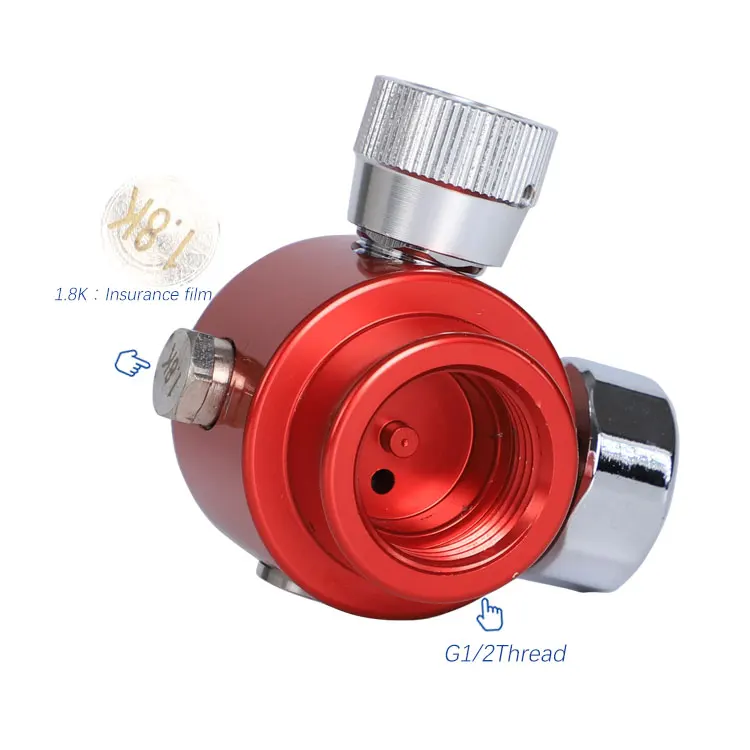 CO2 тегулятор G1/2 регулятор давления CO2 ЦИЛИНДР клапан 0-300PSI Пейнтбол сжатия воздуха/Co2 Регулируемый регулятор