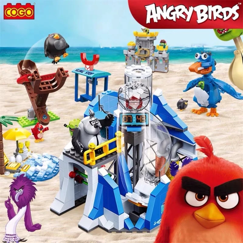

Genuine Angry Birds 2 Children's Educational Building Blocks Adult Trick or Treating Pig Assembling Toys Hobbies Holiday Gift