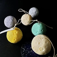 creative space planet moon scented candle silicone molds plaster car diffuser stone mould handmade soap making desktop ornament