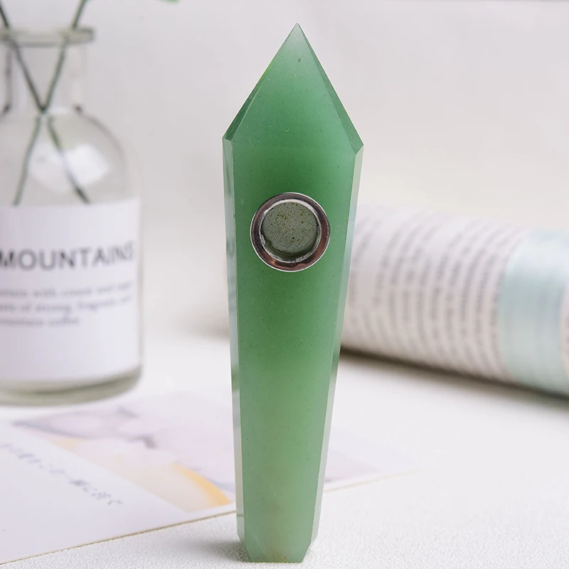 1 шт. курительная трубка из натурального камня для табака портативный ручной