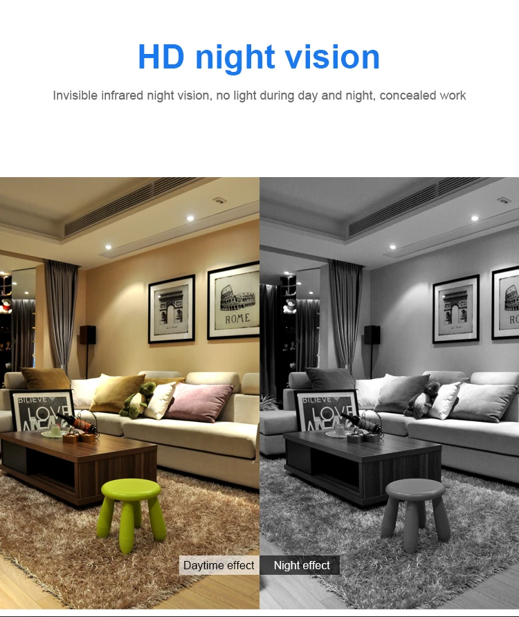 

Mini 720P card recording synchronization battery infrared motion detection IR night vision sports DV IR shooting camera