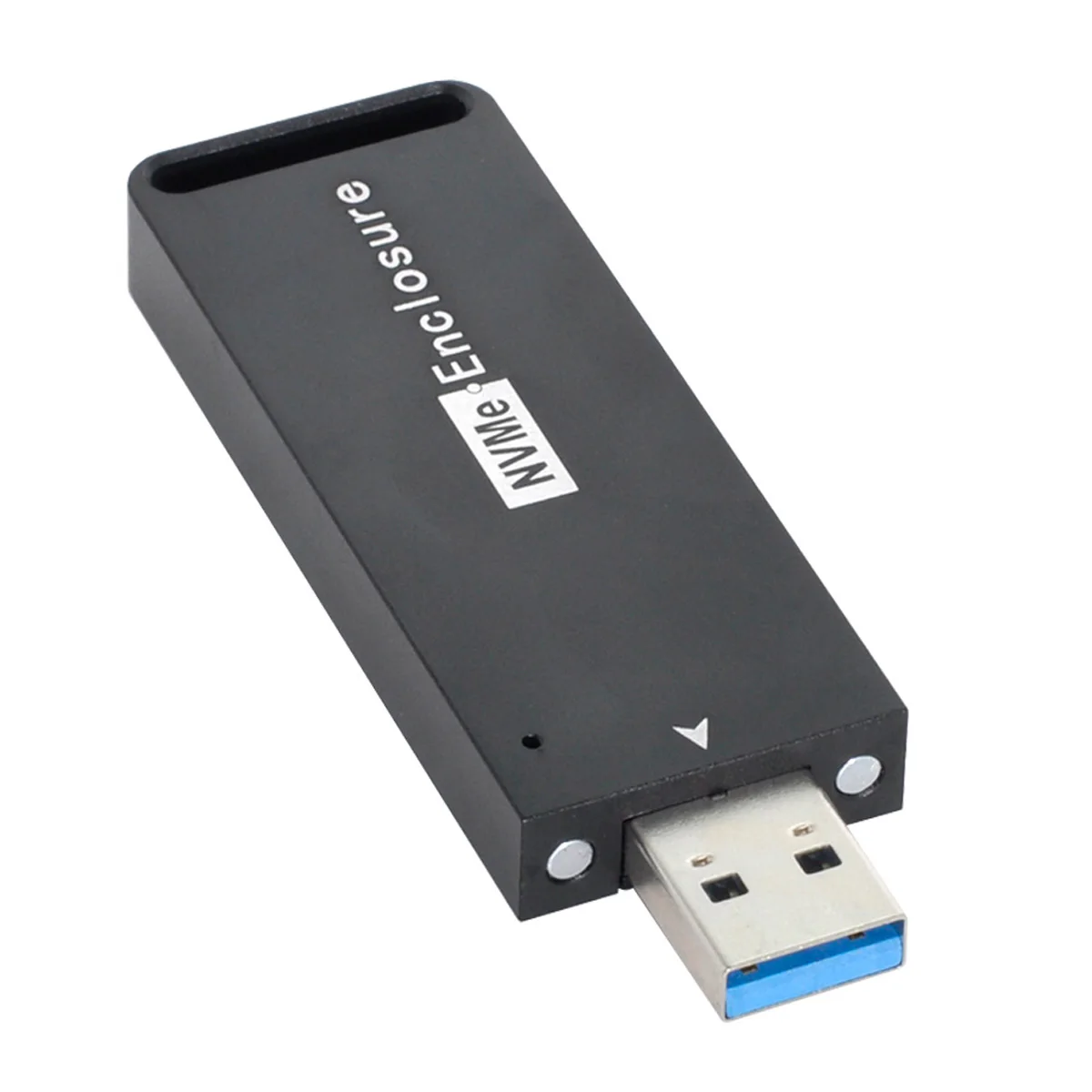 

Jimier CY USB 3.1 Gen2 10Gbps to NVME PCI-E M-Key Solid State Drive External Enclosure 2230/2242mm