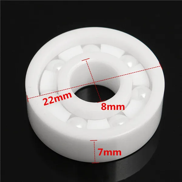 10*606/608/R188/6000 полный Керамический шарикоподшипник циркониевый подшипник 8x22x7