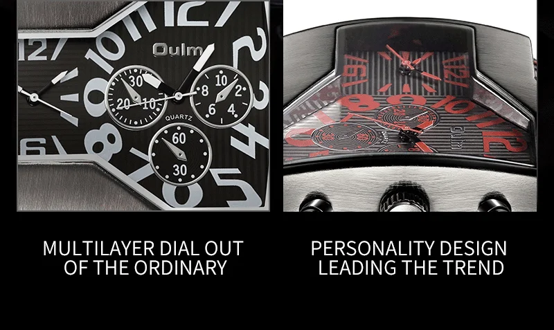 Оригинальные военные часы OULM спортивные мужские 2020 повседневные модные наручные
