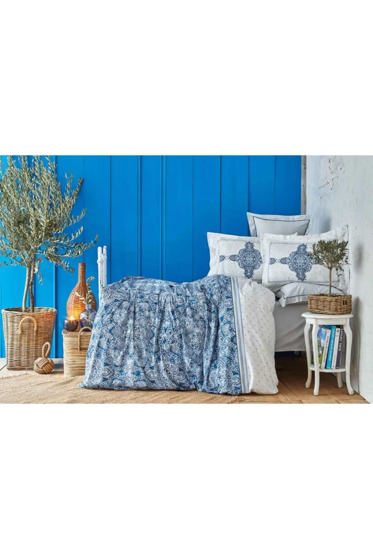 

Double Personality Blue Cotton Pique Pack 240x260 Cotton Tubeless