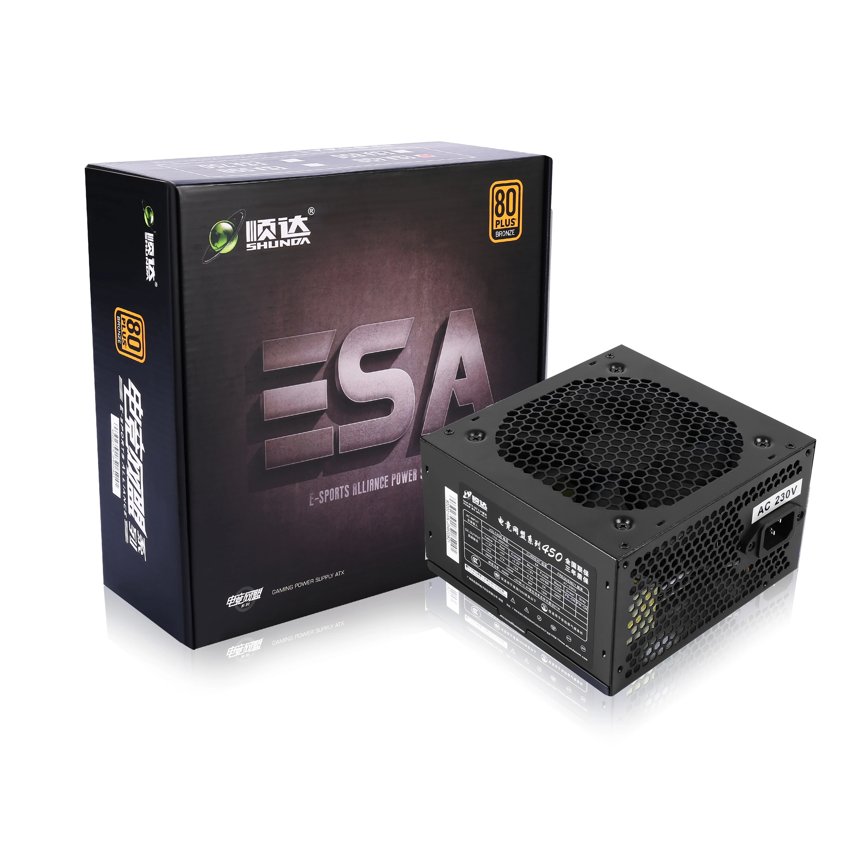 

IWONGOU Network Alliance ESA 450 Rated 350W Max 450w FOR AMD Gaming COMPUT High Quality PSU PC Power Supply
