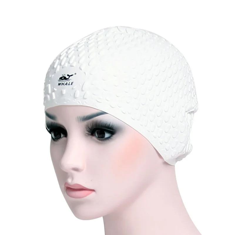 

Silicone Waterproof Swimming Caps Protect Ears Long Hair Sports Swim Pool Hat Men Women Swimming Cap Adults Swim Pool Hat