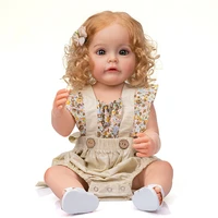 55cm full body silicone reborn toddler girl princess sue sue hand detailed paiting rooted hair waterproof toys for girls