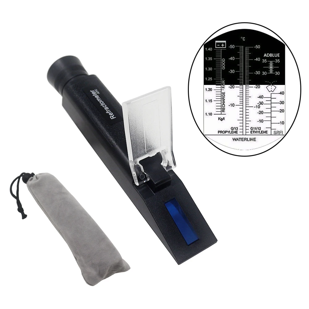 Ручной рефрактометр 4 в 1 для автомобиля антифриз гликолевый аккумулятор кислота