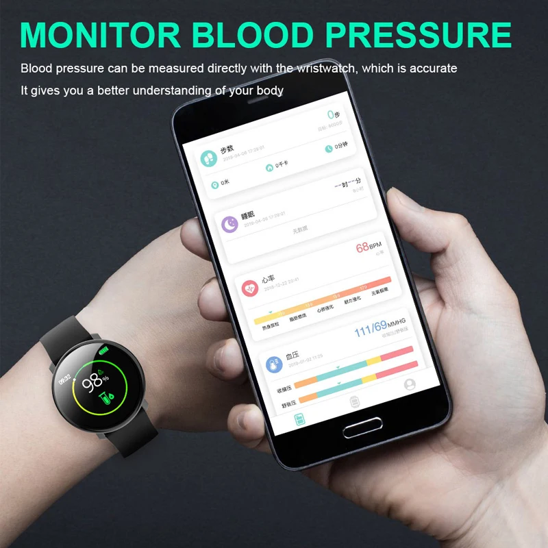 M31 мужские Смарт часы IP67 водонепроницаемые полностью сенсорные наручные