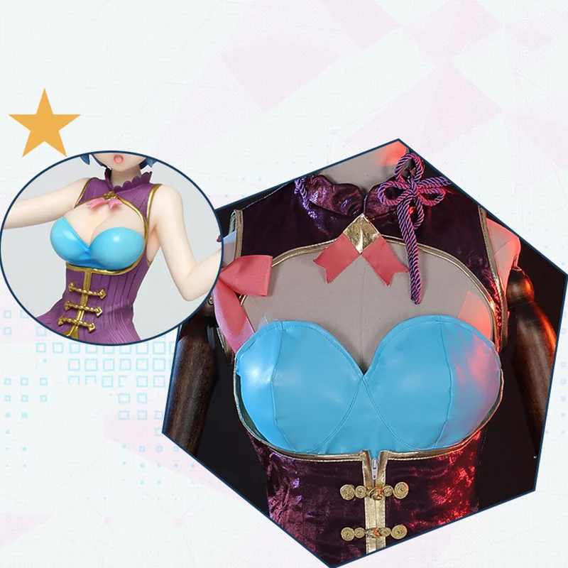 

Anime Re ZERO Starting Life In Another World Cos Rem Cosplay Costume Uniforms Clothes Dresses Magician Halloween Party