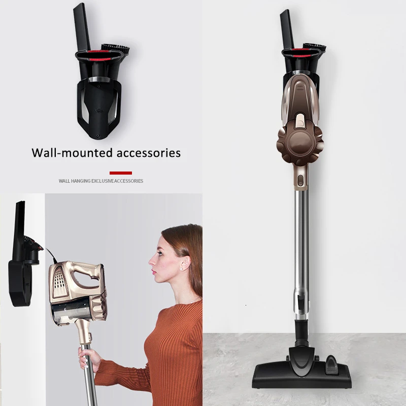 

Home Vacuum Cleaner Handheld 2 In 1 Sweeper 600W Strong Suction Dust Collector Aspirator Free four practical nozzles