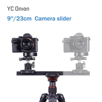 yc onion camera slider mini manual slider track rail dolly 923cm hydraulic damping for video vlog shooting
