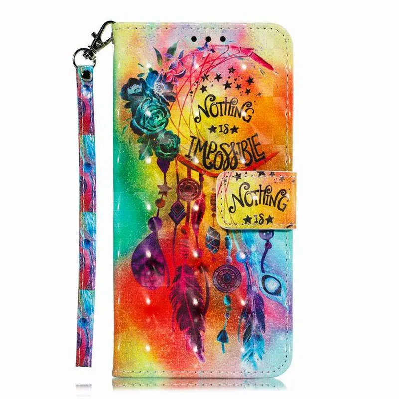 Animal Painted Leather Case For Huawei P30 P20 Mate 30 20 10 Pro Lite Honor 8A 8S Y5 Y6 2019 Y7 Prime Wallet Flip | Мобильные
