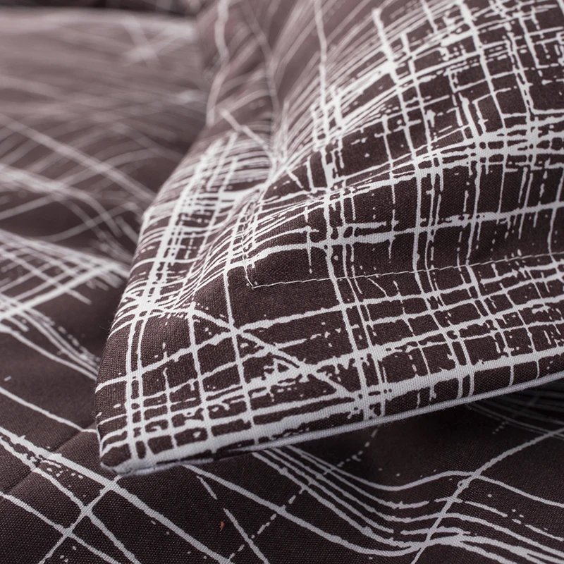 Геометрический каракули Комплект постельного белья королевского размера