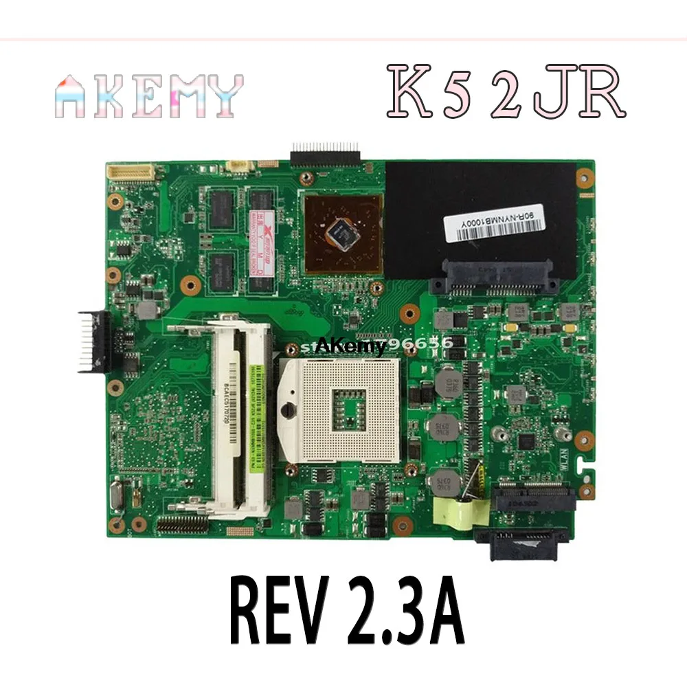 K52JR REV 2.3A материнская плата HD6370 512M для For Asus A52J X52J K52JC ноутбука Материнская Тест 100% ok