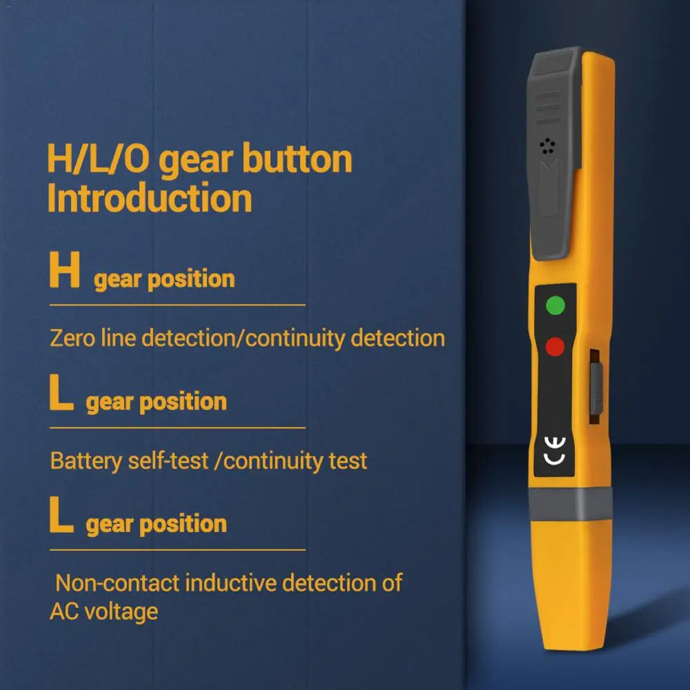Бесконтактный Тестер Напряжения звуковой и светильник вой индикатор
